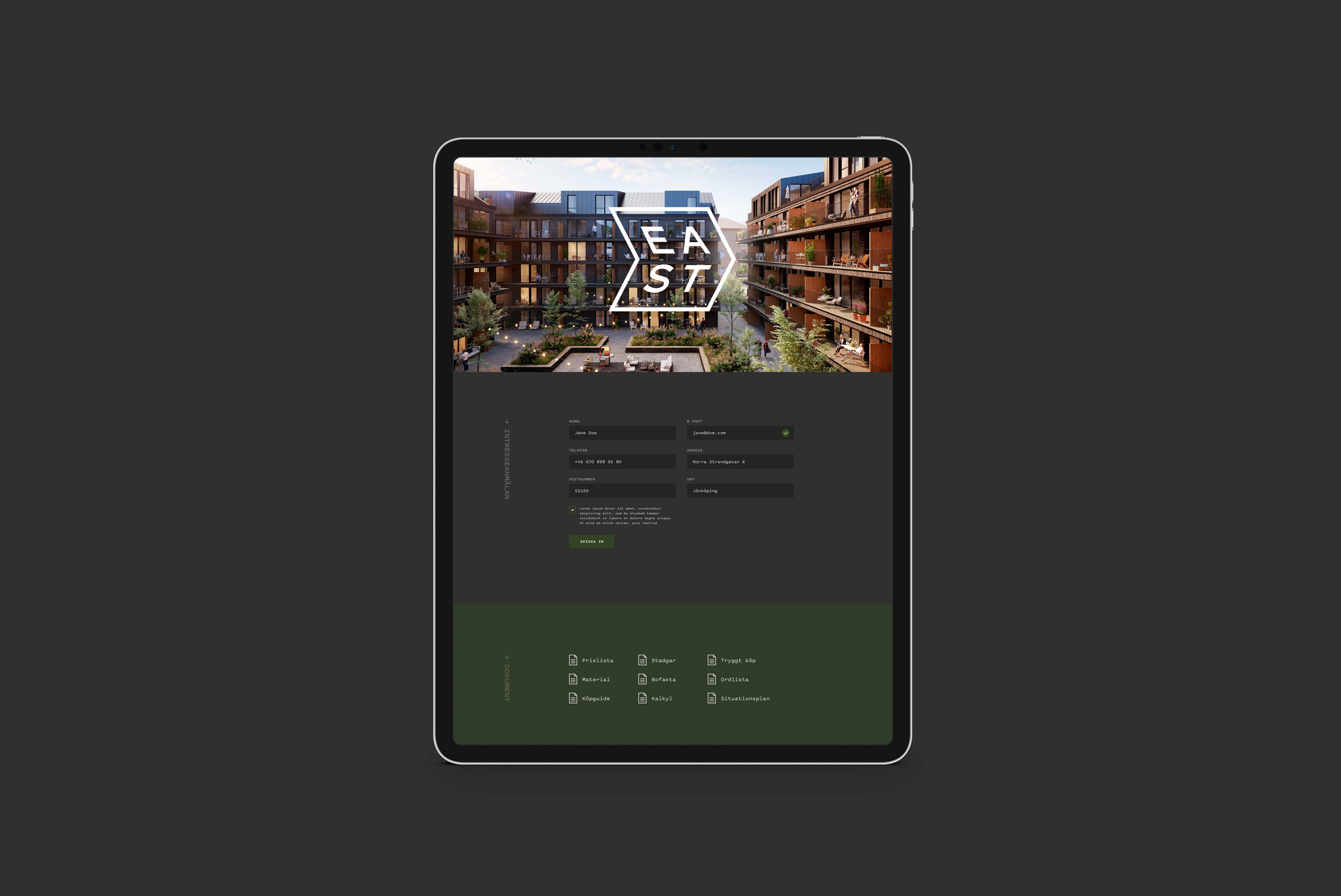 webdesign for tosito east